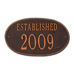 Date Established Wall Plaque