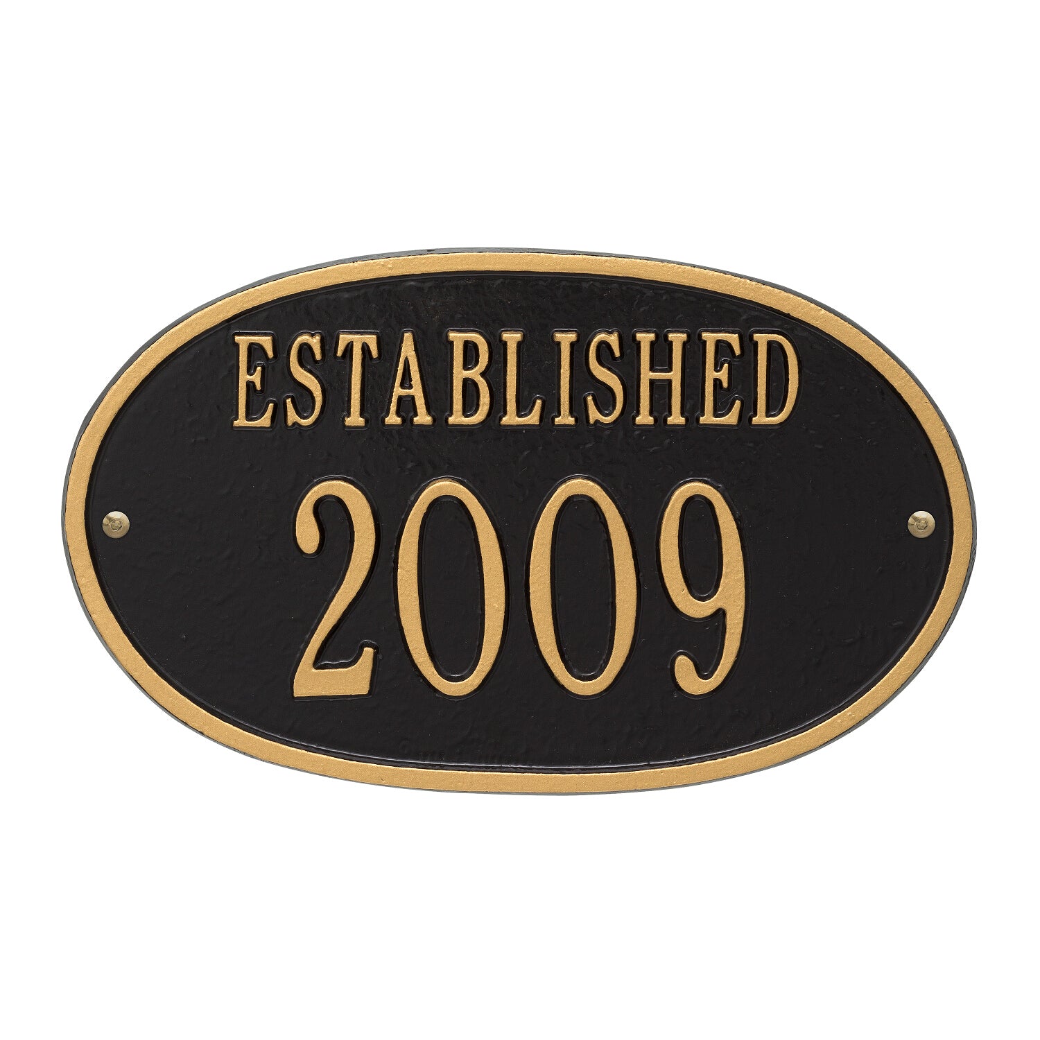Date Established Wall Plaque