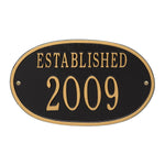 Date Established Wall Plaque