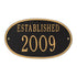 Date Established Wall Plaque