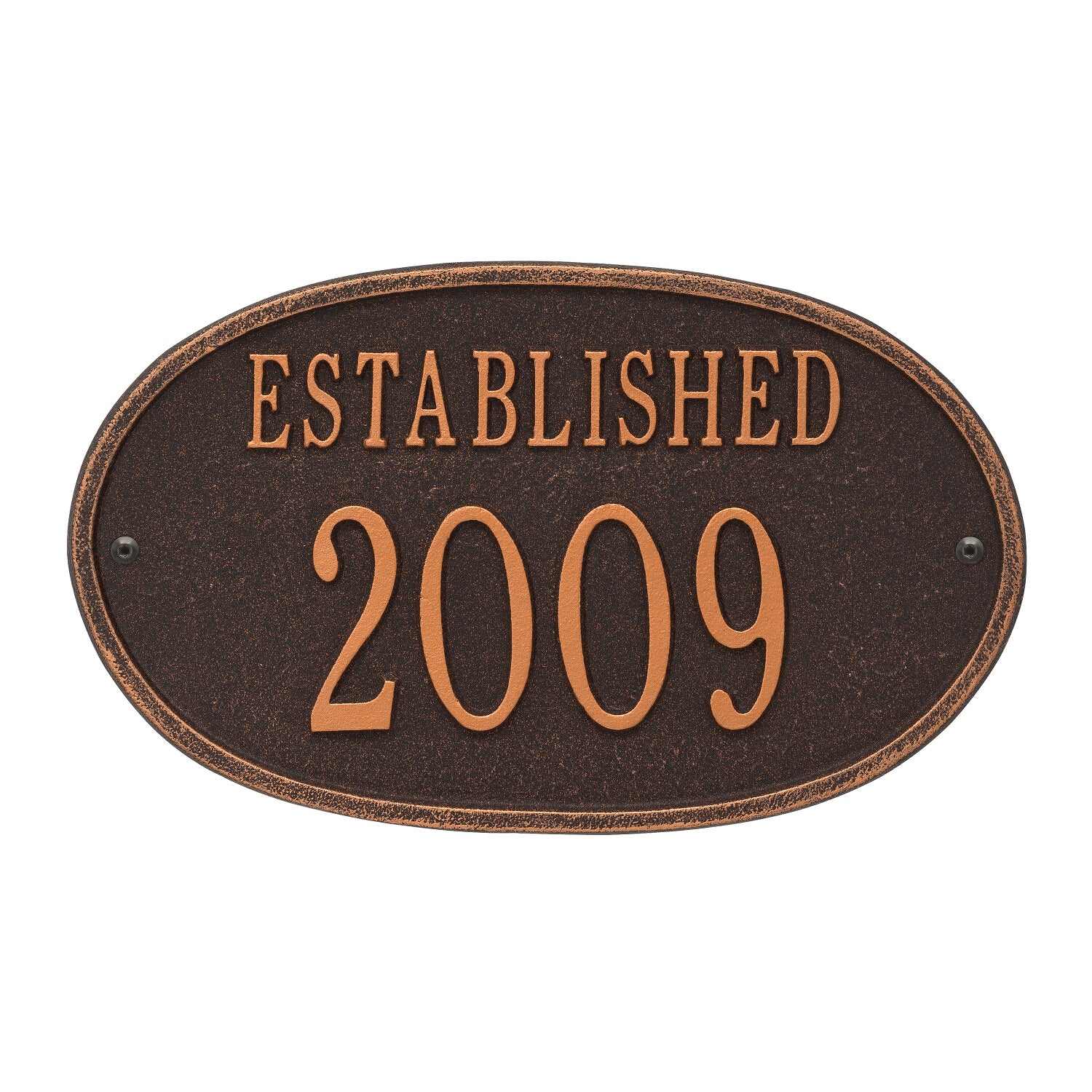 Date Established Wall Plaque