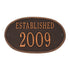 Date Established Wall Plaque