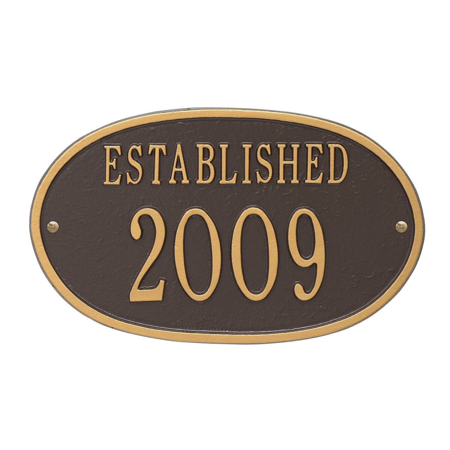 Date Established Wall Plaque