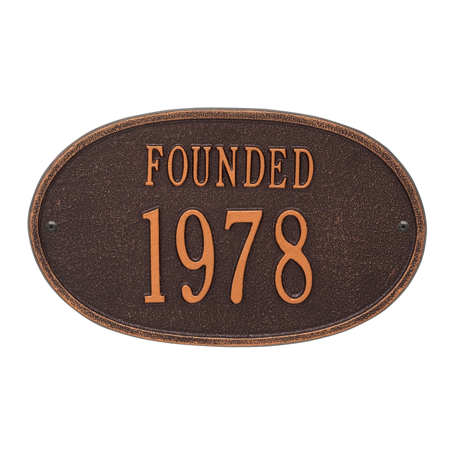 Date Founded Wall Plaque