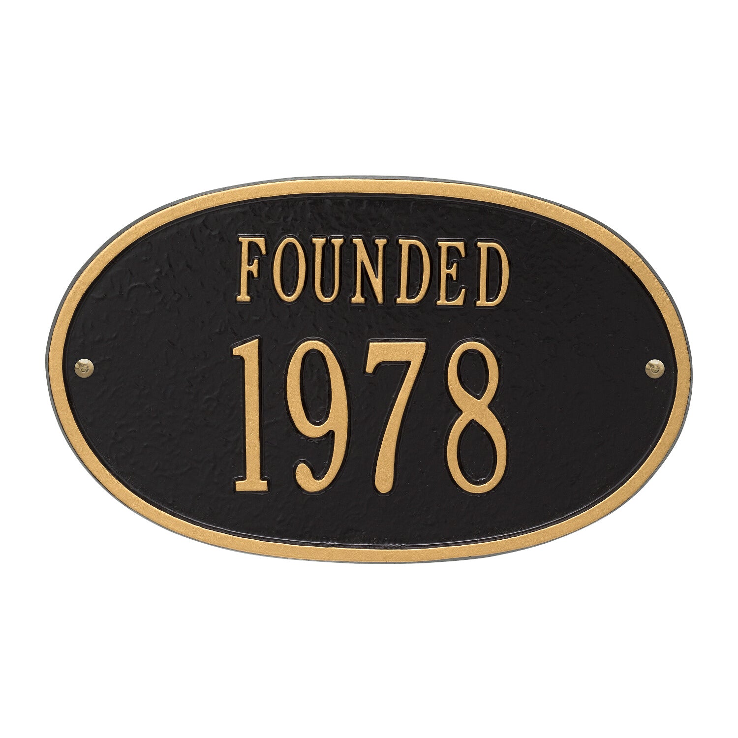 Date Founded Wall Plaque