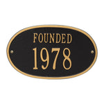 Date Founded Wall Plaque