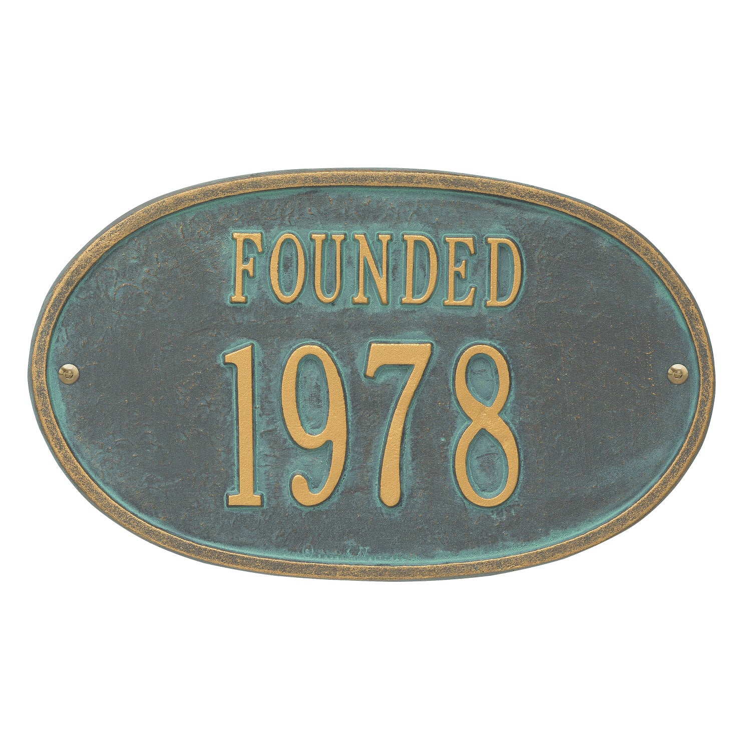 Date Founded Wall Plaque