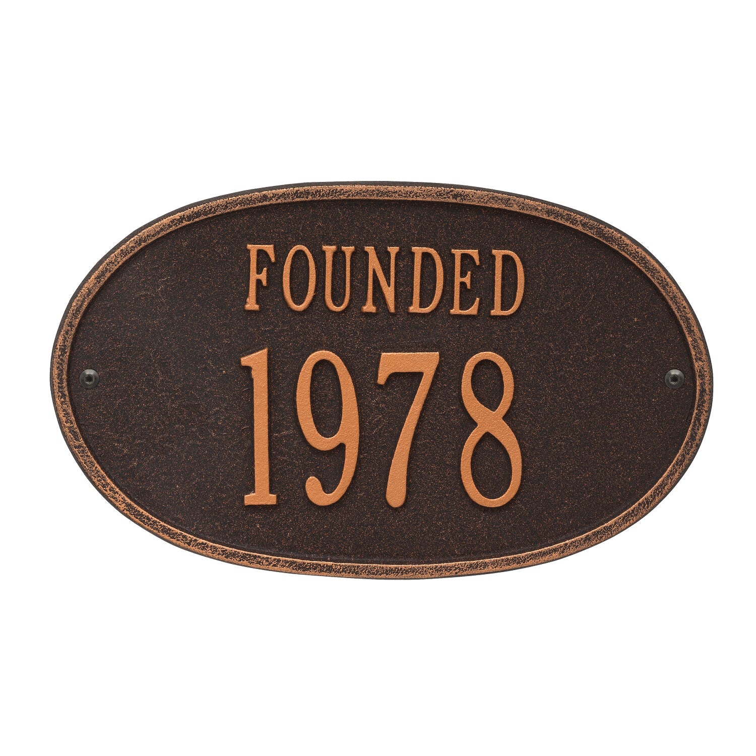 Date Founded Wall Plaque