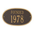 Date Founded Wall Plaque
