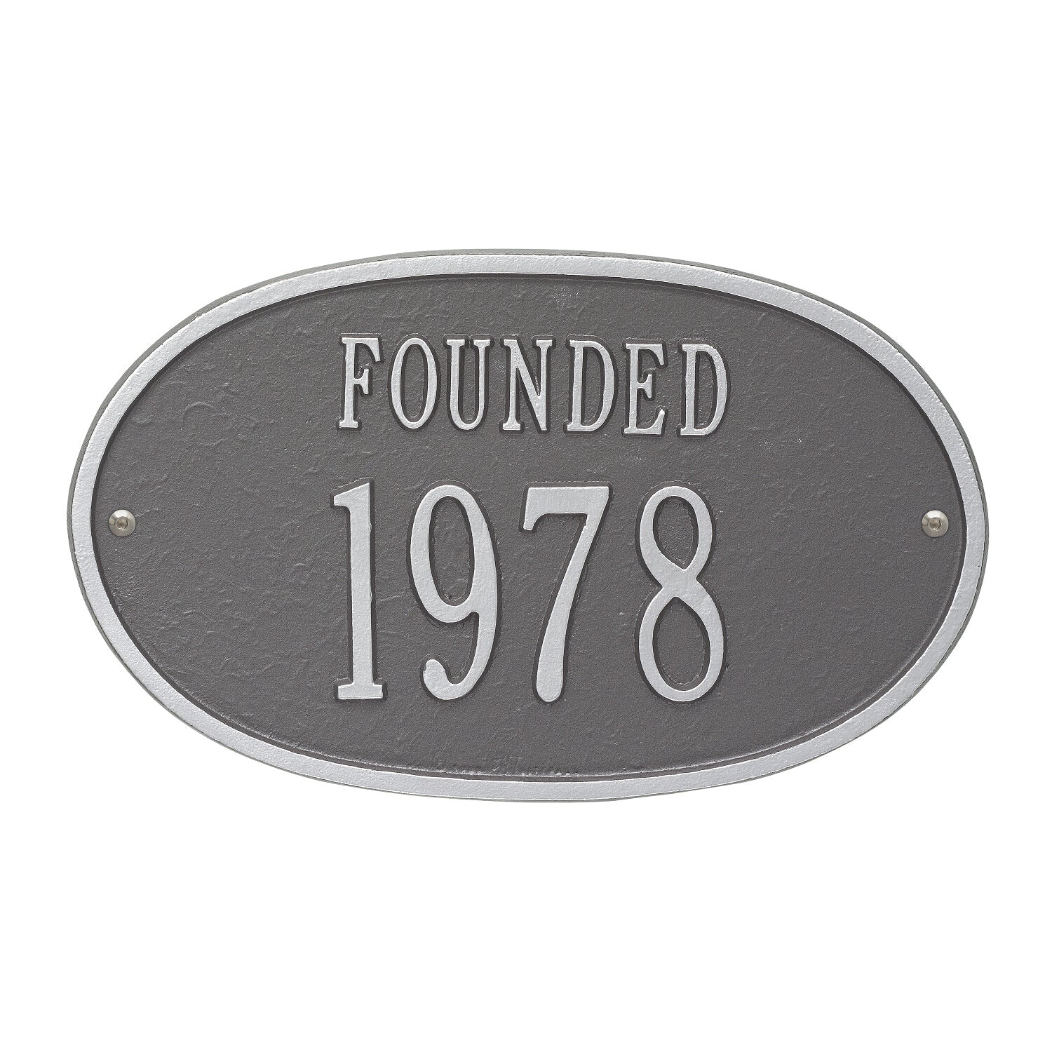 Date Founded Wall Plaque