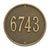 9" Round Wall Address Plaque