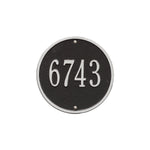 9" Round Wall Address Plaque