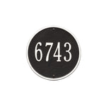 9" Round Wall Address Plaque