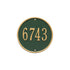 9" Round Wall Address Plaque