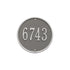9" Diameter Round Wall Address Plaque