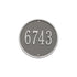 9" Round Wall Address Plaque