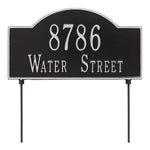 Personalized 2-Sided Arch Lawn Plaque