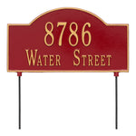 Personalized 2-Sided Arch Lawn Plaque