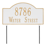 Personalized 2-Sided Arch Lawn Plaque