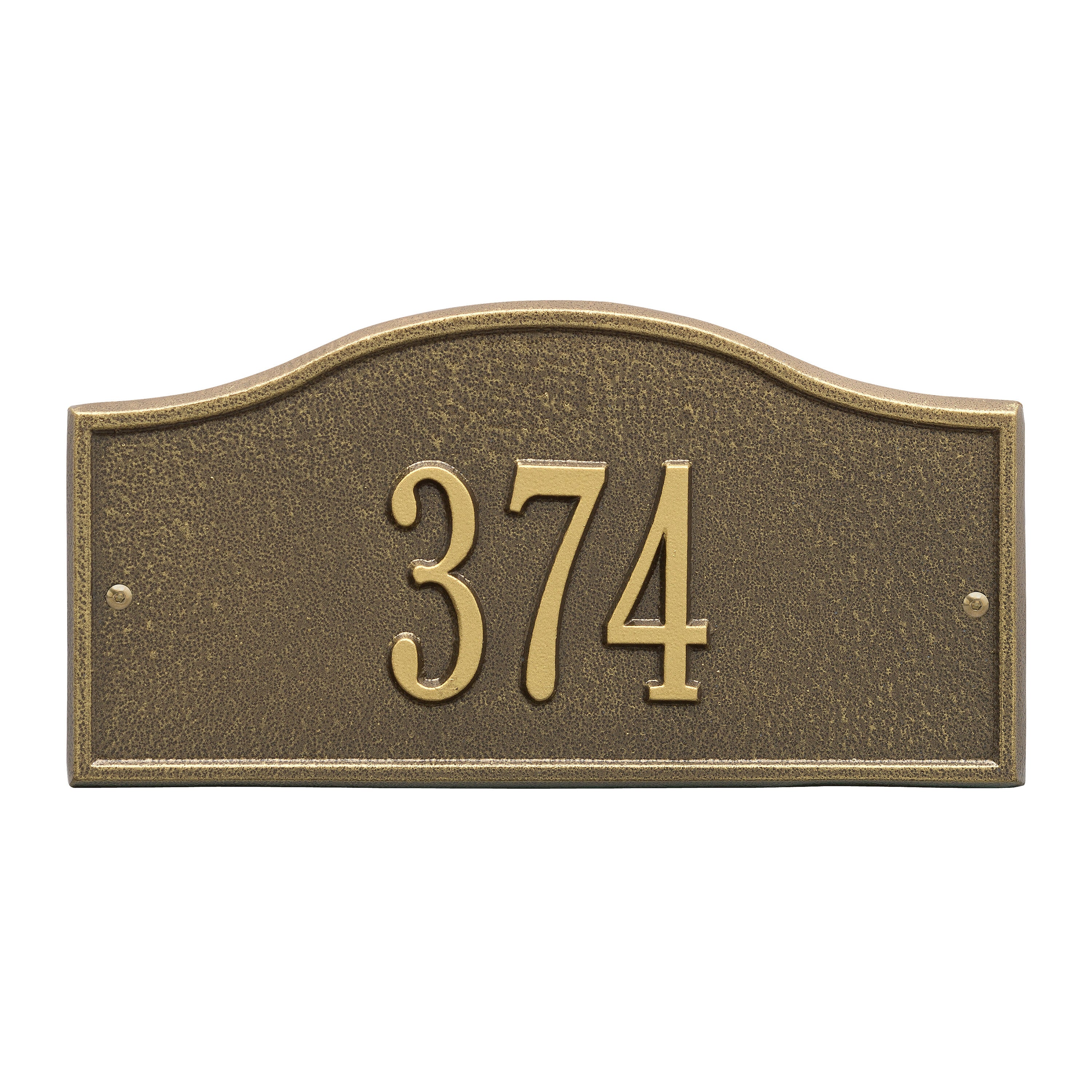 Rolling Hills Mini Wall Address Plaque