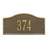 Rolling Hills Mini Wall Address Plaque