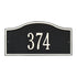 Rolling Hills Mini Wall Address Plaque