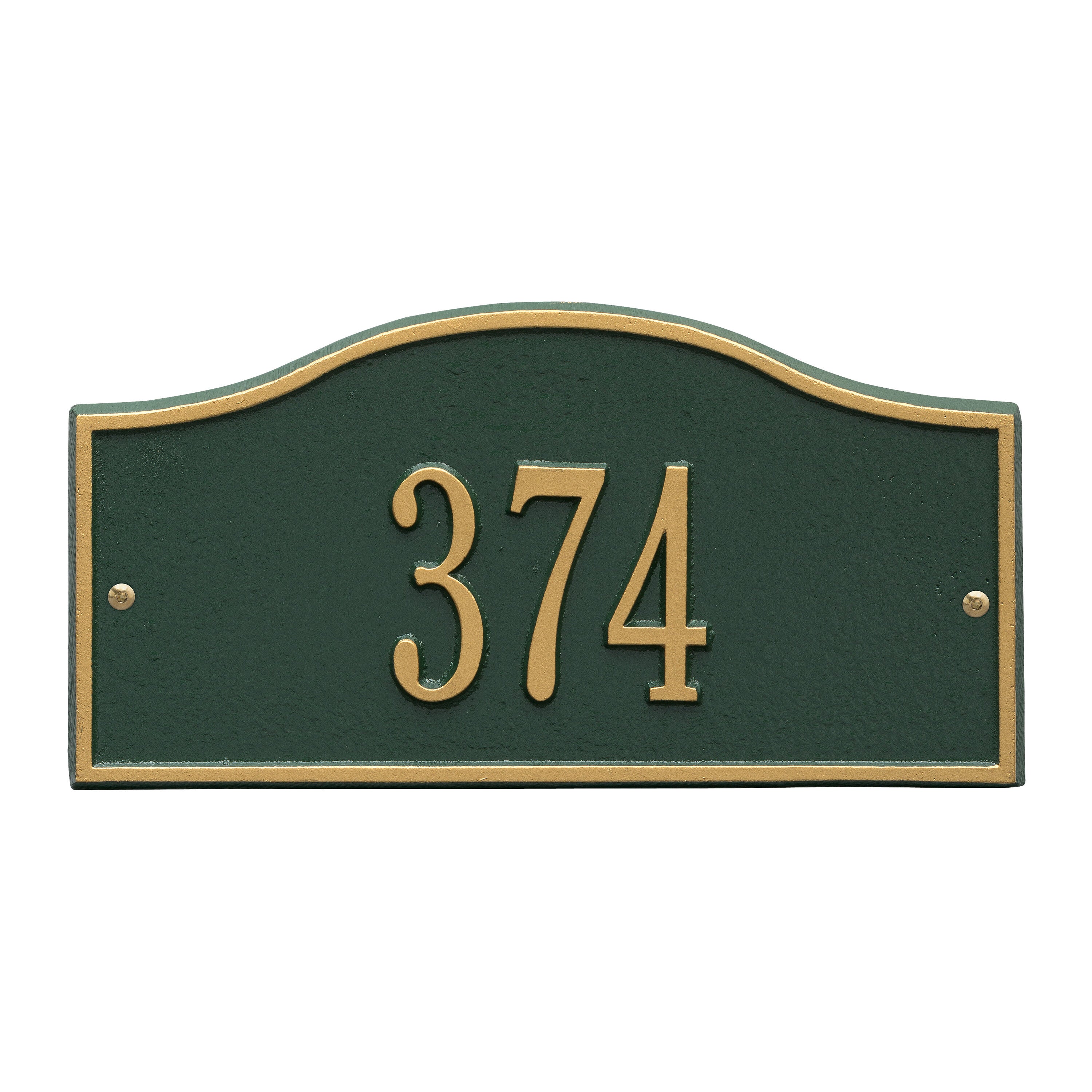 Rolling Hills Mini Wall Address Plaque