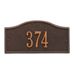 Rolling Hills Mini Wall Address Plaque