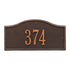 Rolling Hills Mini Wall Address Plaque