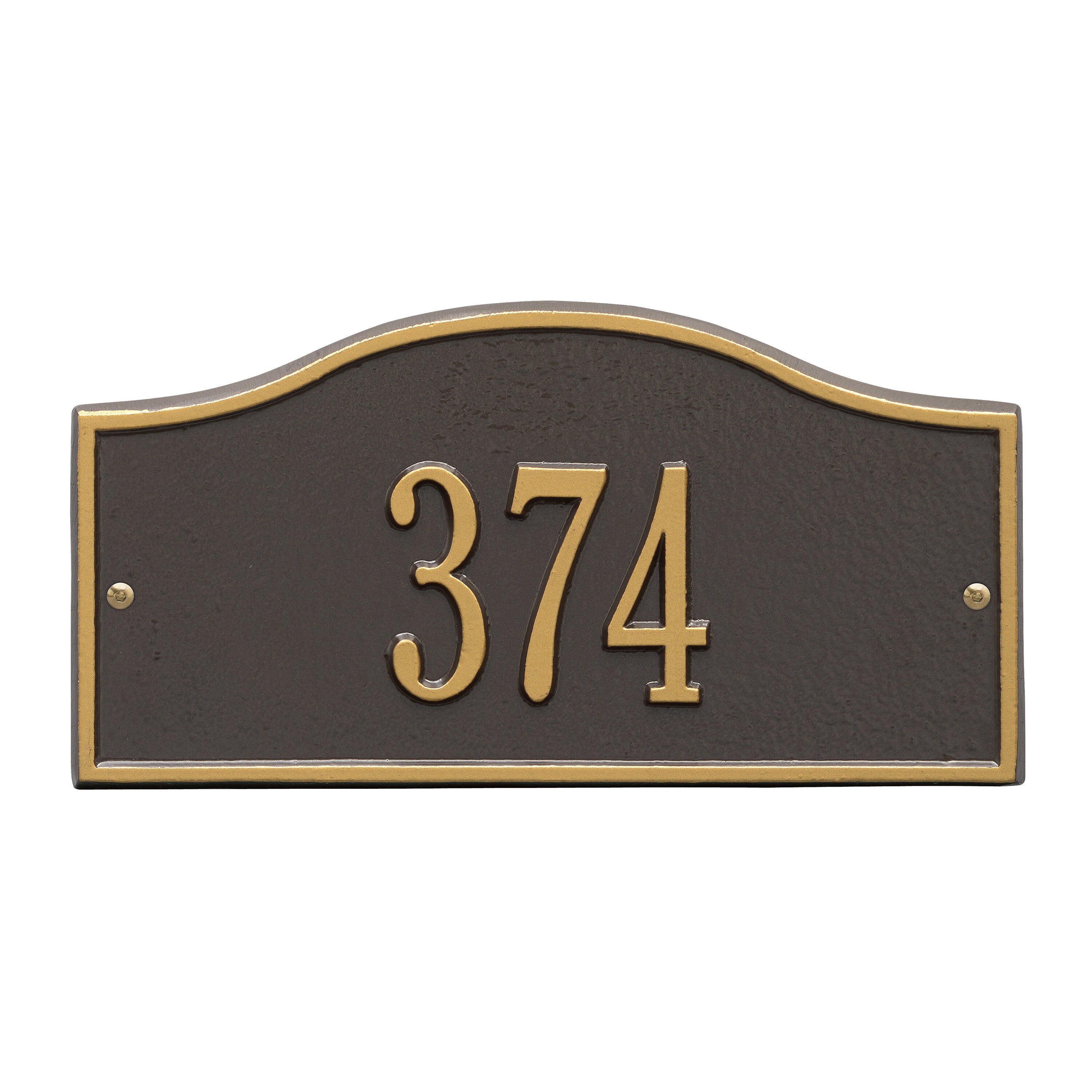 Rolling Hills Mini Wall Address Plaque