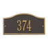 Rolling Hills Mini Wall Address Plaque