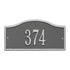Rolling Hills Mini Wall Address Plaque