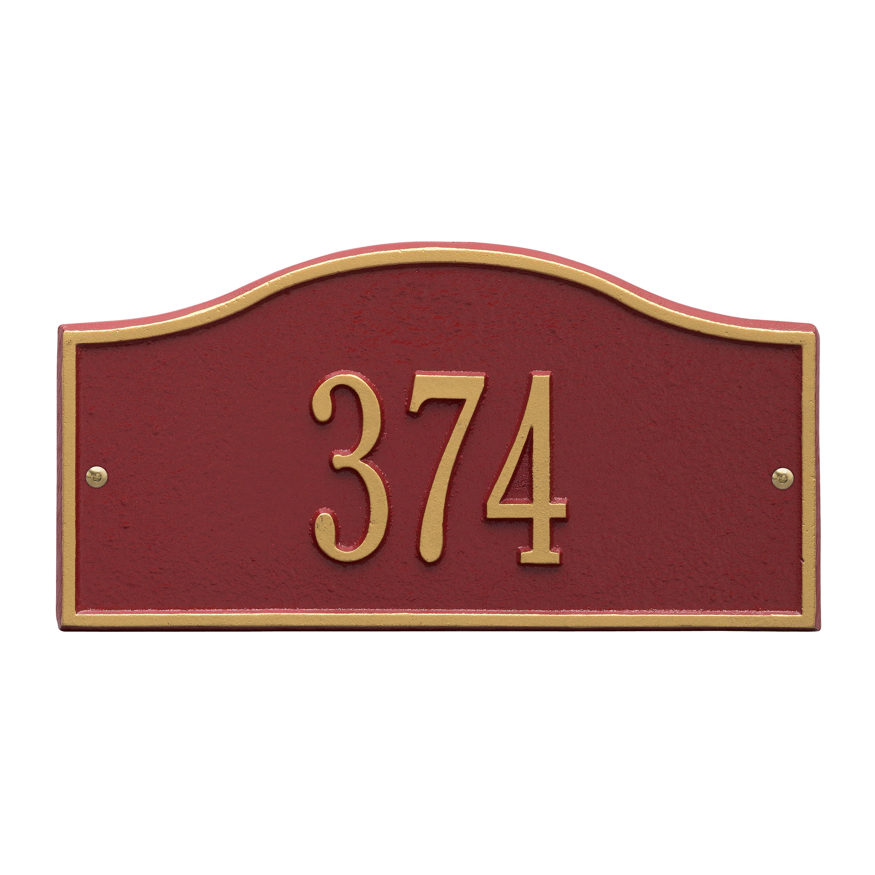 Rolling Hills Mini Wall Address Plaque