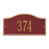 Rolling Hills Mini Wall Address Plaque