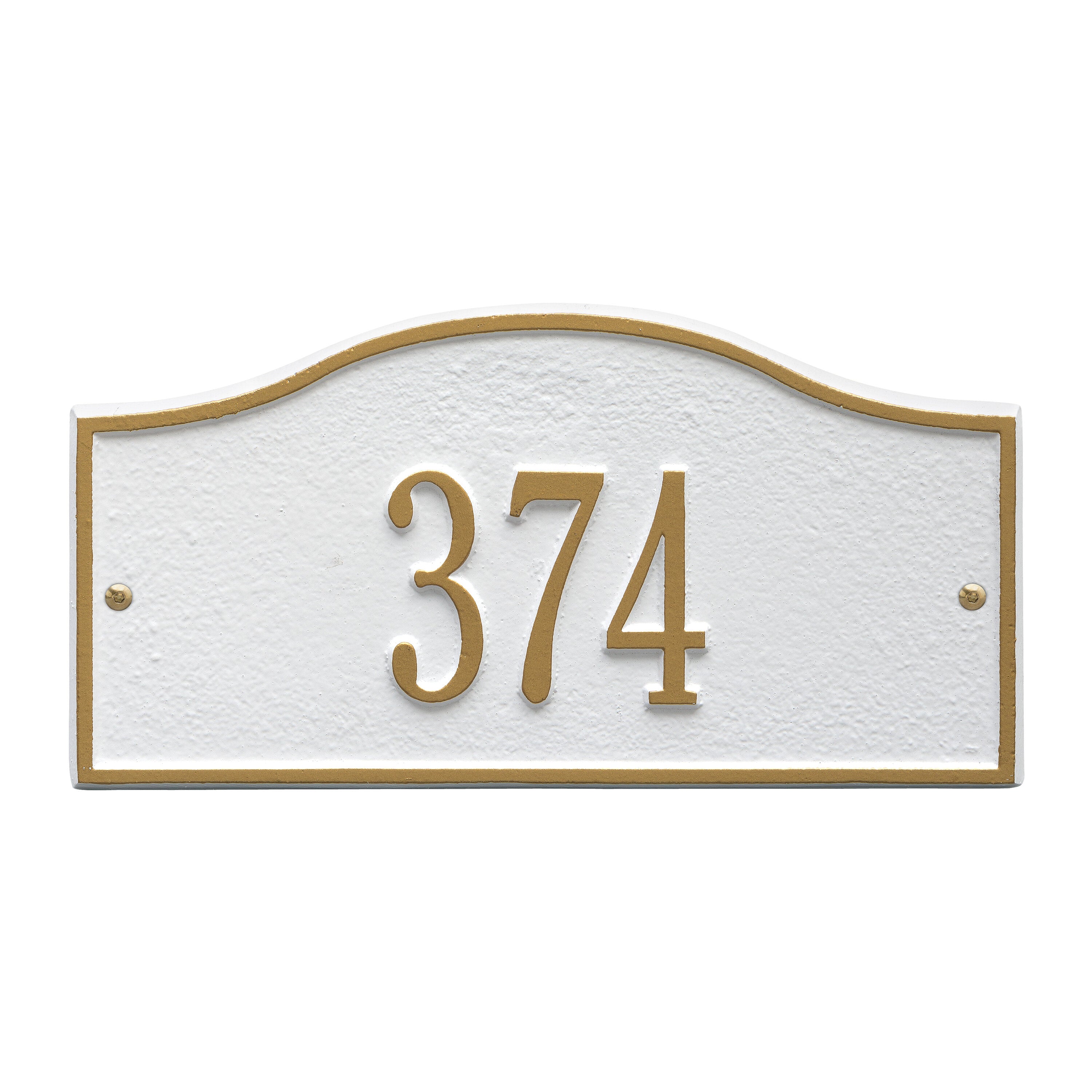 Rolling Hills Mini Wall Address Plaque