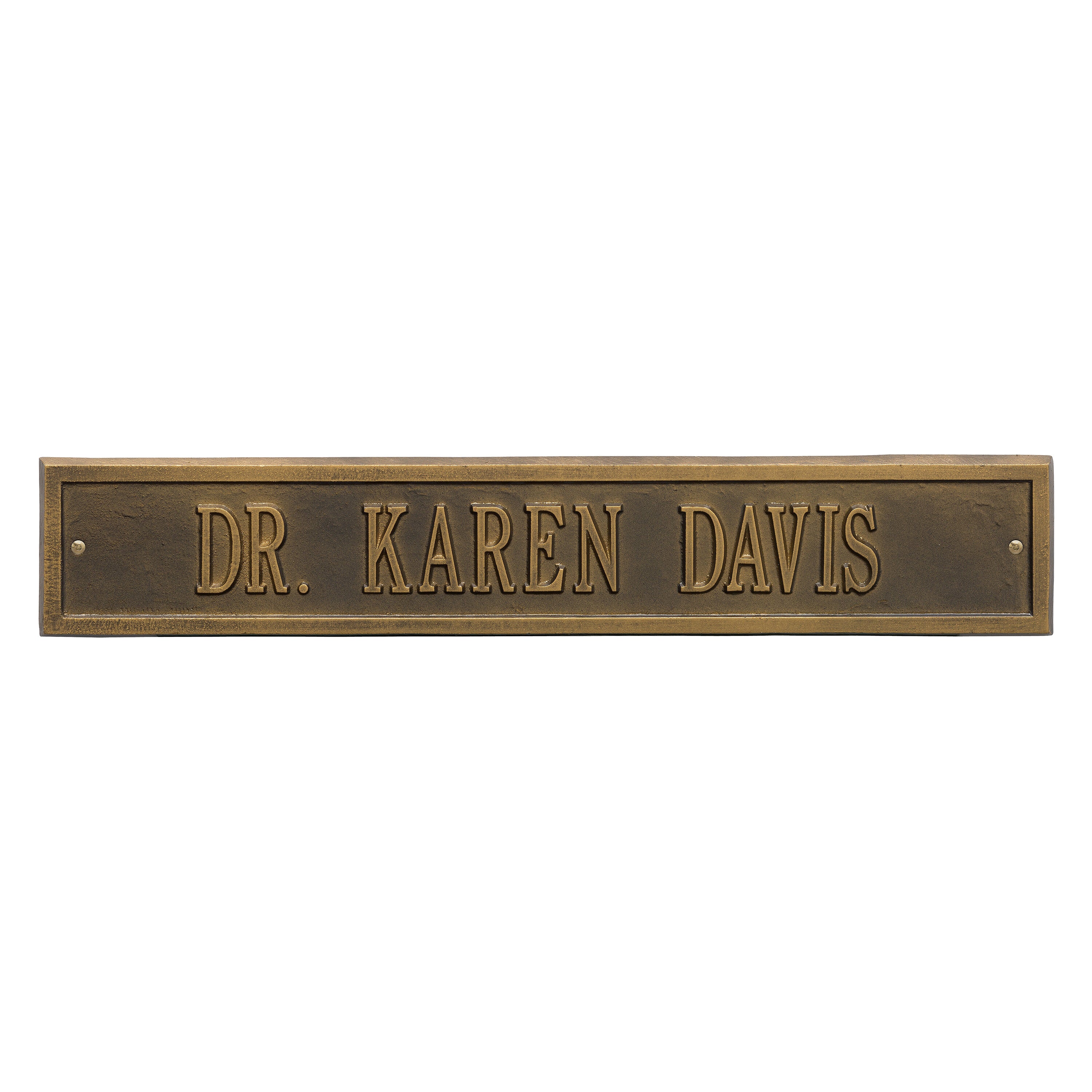 Estate Arch Marker Extension Plaque