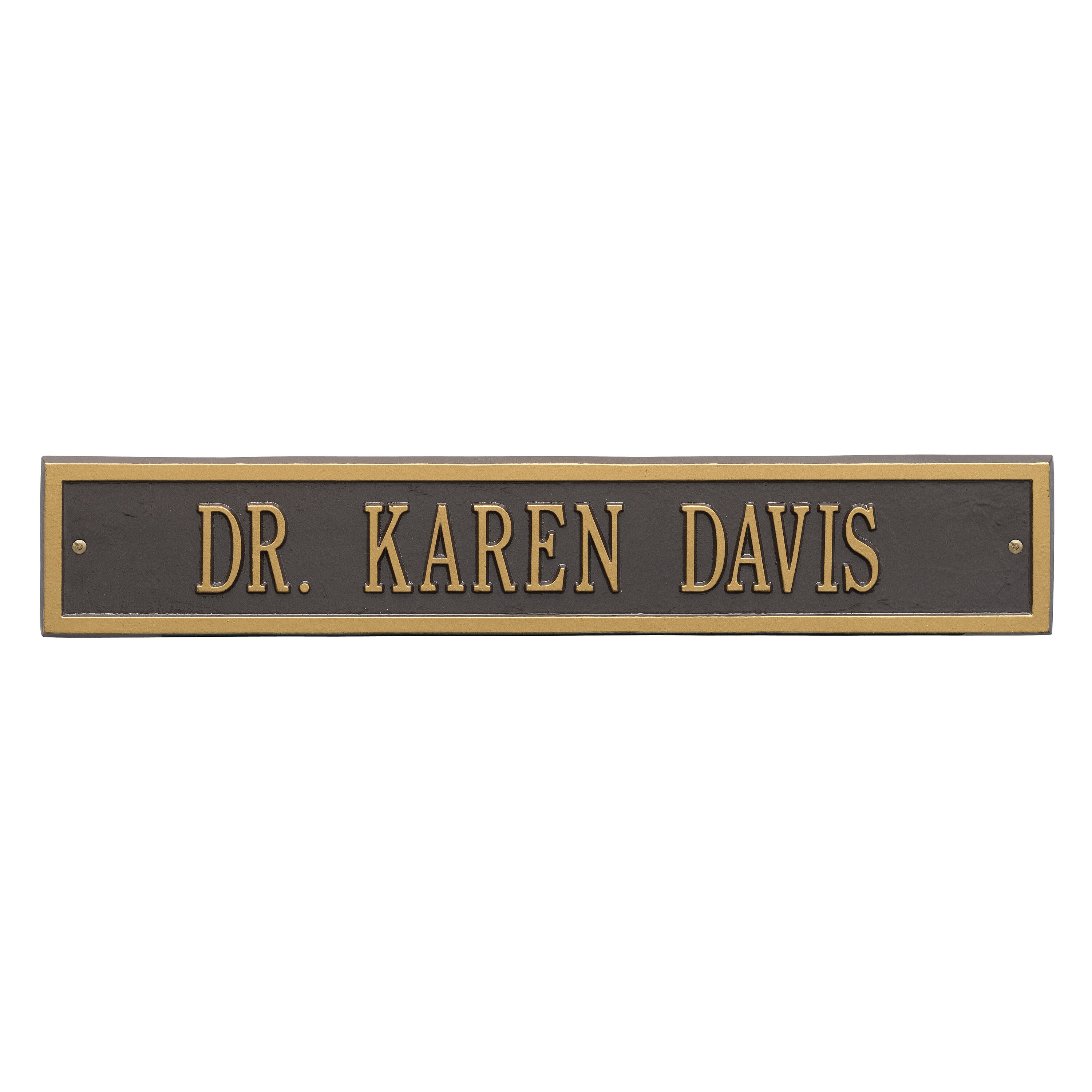 Estate Arch Marker Extension Plaque