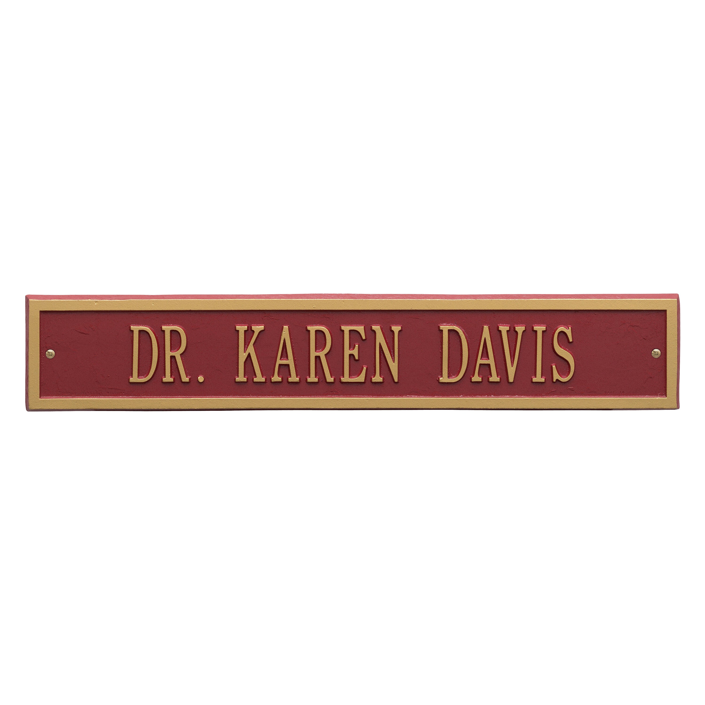 Estate Arch Marker Extension Plaque