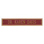 Estate Arch Marker Extension Plaque