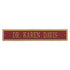 Estate Arch Marker Extension Plaque