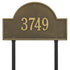 Arch Marker Estate Lawn Address Plaque