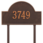 Arch Marker Estate Lawn Address Plaque