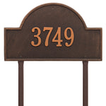 Arch Marker Estate Lawn Address Plaque