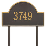 Arch Marker Estate Lawn Address Plaque