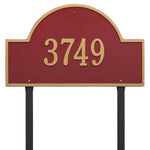 Arch Marker Estate Lawn Address Plaque