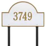 Arch Marker Estate Lawn Address Plaque