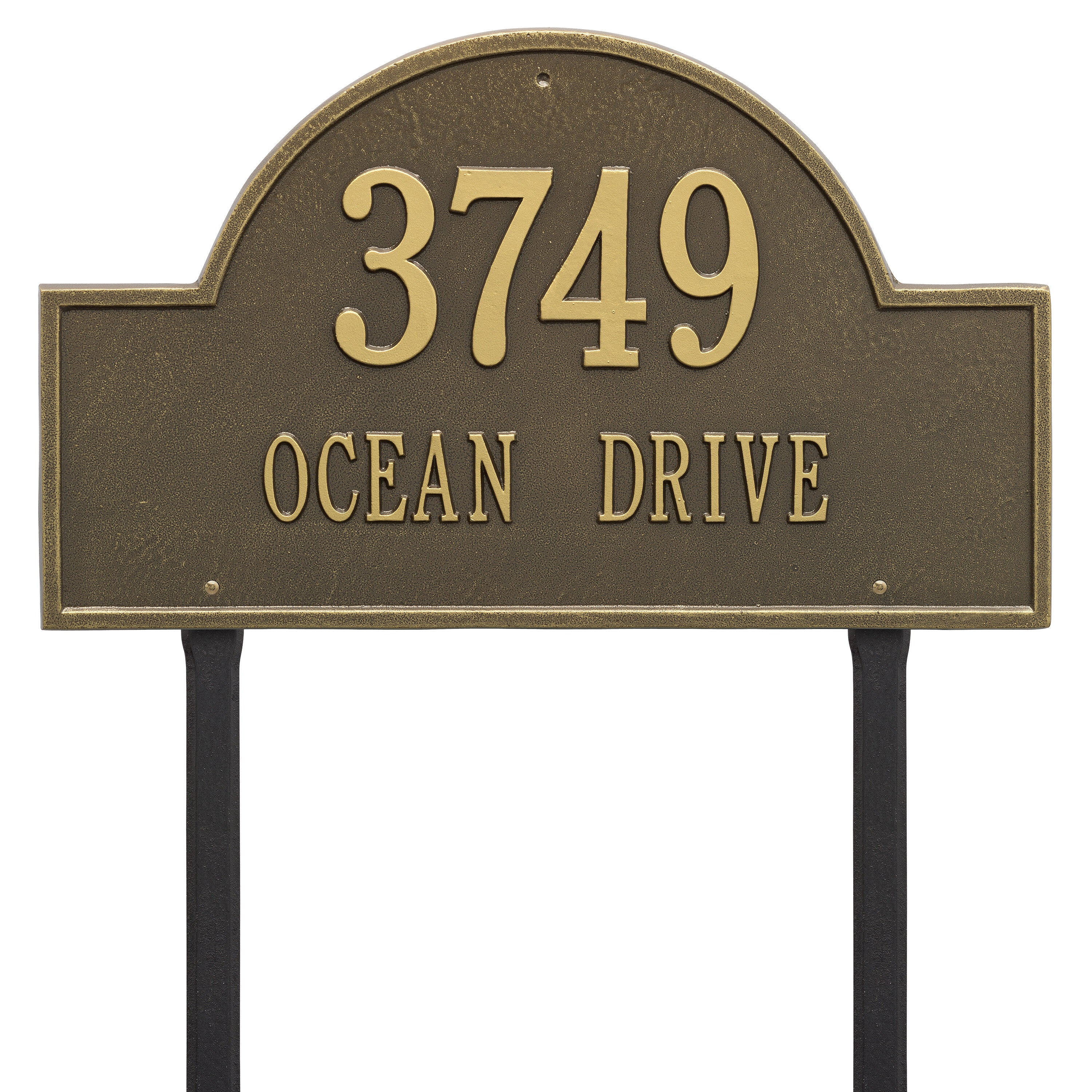 Arch Marker Estate Lawn Address Plaque