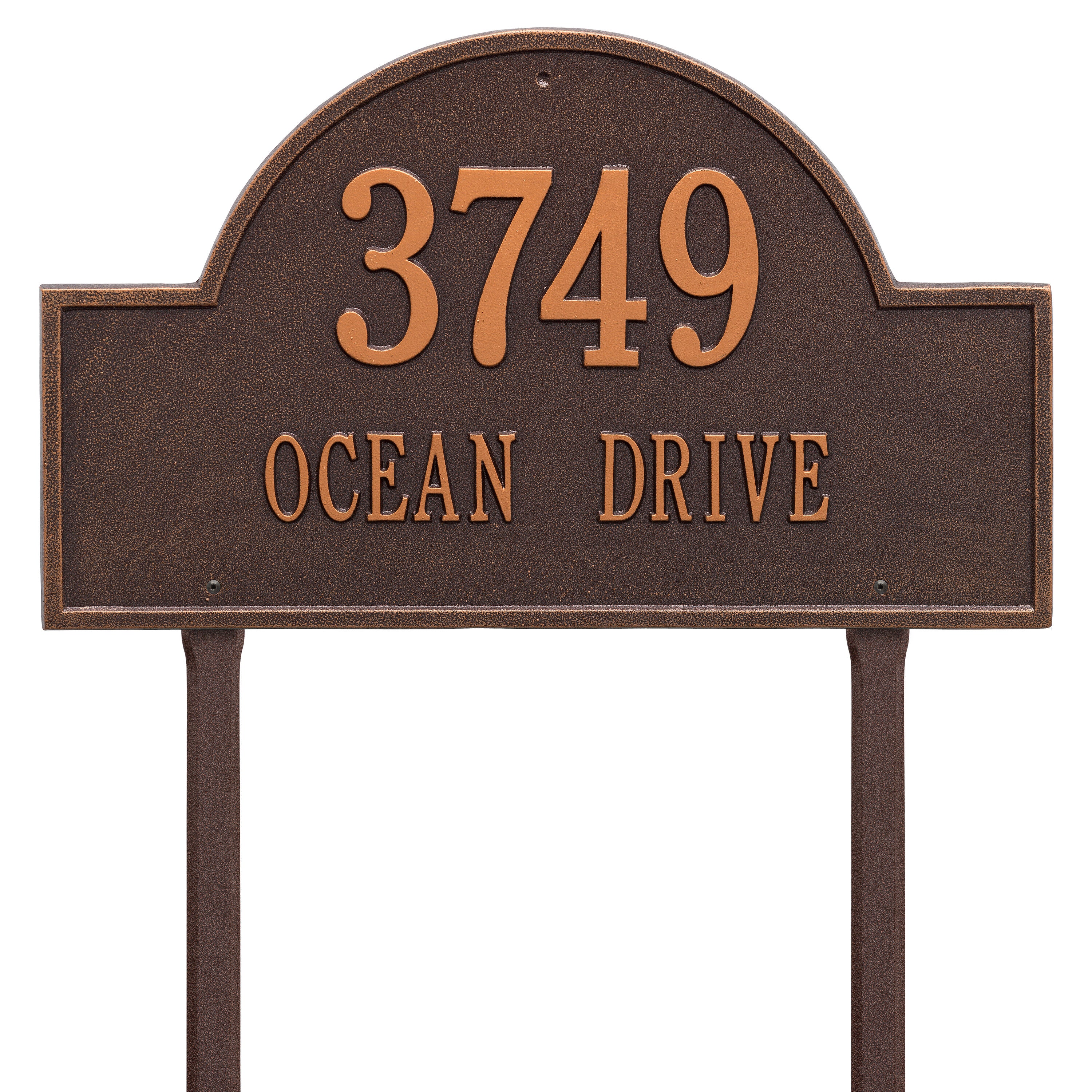 Arch Marker Estate Lawn Address Plaque