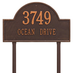 Arch Marker Estate Lawn Address Plaque