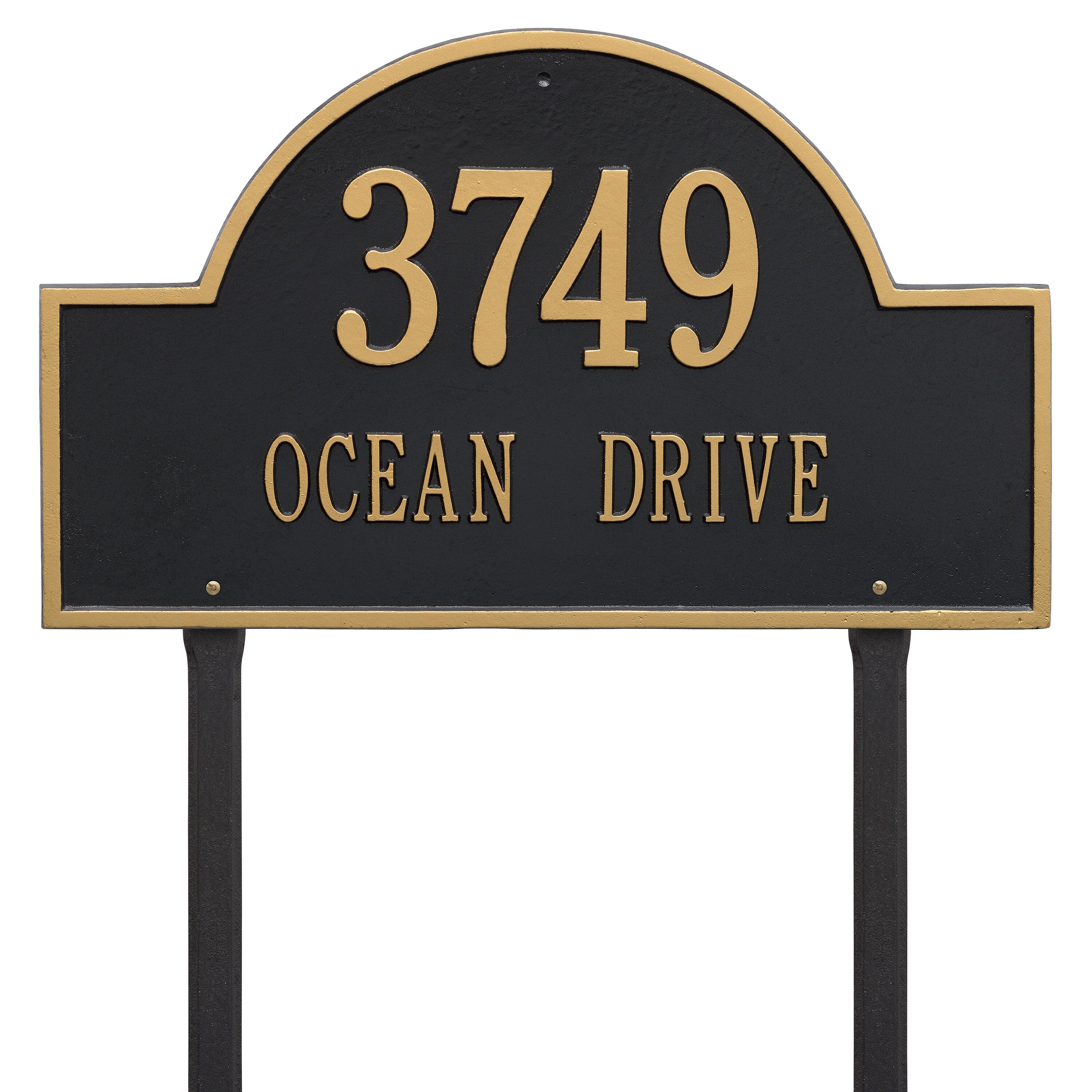 Arch Marker Estate Lawn Address Plaque
